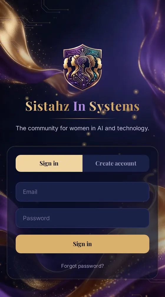 Sistahz In Systems screen